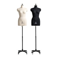 Mannequin femme demi-corps réglable de Guangzhou mannequin souple modèle de couture pour tailleurs et couturières matériau en mousse
