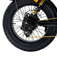 Vélo de montagne électrique pour adultes avec moteur arrière sans balais 48V, batterie au lithium double intégrée, alliage d'aluminium, 15AH, 60 km d'autonomie