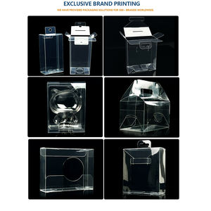 Scatola Pieghevole in Plastica PET con Fondo Automatico, Scatola di Imballaggio in Plastica Trasparente, Scatole di Imballaggio in PVC Trasparente - Product Image 4