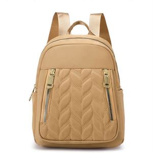 Free Sample 2023 custom logo european cute cheap mini nylon <b>ladies</b> travel waterproof <b>backpack</b> for girls - Product Image 2