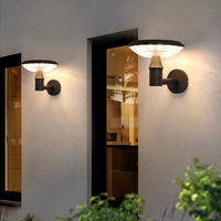 Applique murale extérieure Yuanyue ronde IP65 en aluminium moulé sous pression avec LED Osram 2835 pour villa, balcon et jardin