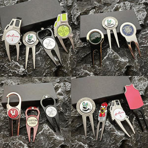 Marqueur de balle et Ouvre-bouteille en aluminium style Balisong antique, Outil de réparation de divots, Accessoires de golf, Coffret cadeau de golf personnalisé - Product Image 6