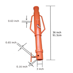 Heavy Duty Fence <strong>Post</strong> Driver Makes Fence <strong>Posts</strong> Easier High Grade Steel Manual <strong>Post</strong> Driver/Lifter - Product Image 2