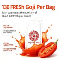 Purée de baies de Goji fraîches pressées à froid 30ml*10 sachets, sans soufre, boisson saine prête à boire pour un soutien nutritionnel quotidien