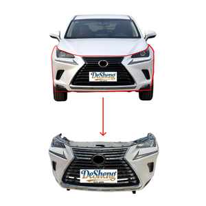Conjunto de fascia delantera para <span class=keywords><strong>Lexus</strong></span> <span class=keywords><strong>NX</strong></span>, parachoques delantero, faros, parrilla, radiador, rejillas - todo a precios asequibles - Product Image 1