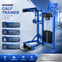 Machine professionnelle de soulevé de mollets en acier robuste pour la musculation des jambes, équipement de gym avec station de soléus à empilement de poids
