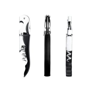 Tire-bouchon <span class=keywords><strong>de</strong></span> serveur 3-en-1 avec impression <span class=keywords><strong>de</strong></span> logo personnalisé - Ouvre-bouteille multifonction avec coupe-capsule, ouvre-bouteille et ouvre-bière - Product Image 3