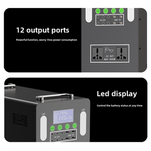 Fuente de Alimentación Móvil para Exteriores de Alta Potencia de 1000W, Linterna, Arrancador de Emergencia para Automóviles, Fuente de Energía Solar MPPT Aplicable para el Hogar - Product Image 3