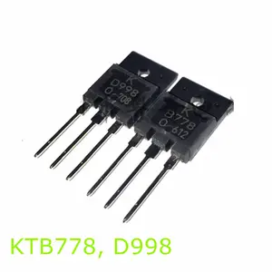 मूल आईसी डायोड triode MOSFET ट्रांजिस्टर B778 D998 KTB778 KTB778-O-U/P KTD998 KTD998-O-U/P TO-3P
