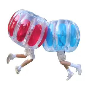 Nuovo prodotto all'aperto bambini PVC/TPU trasparente giocattolo paraurti palla Zorbing palla calcio bolla corpo umano paraurti palla