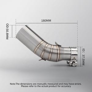 Scarico per marmitta moto per SYM maxsyms400 marmitta scarico per moto Escape <span class=keywords><strong>MAXSYM</strong></span> 400 - Product Image 3