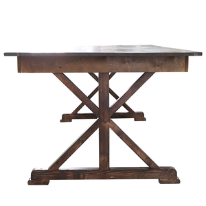 Mesa de granja plegable de pino rectangular, productos en promoción - Product Image 4