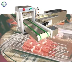 Automatic Kebab Maker Machine Meat Maker Skewer Machine Barbecue Meat Skewer Machine