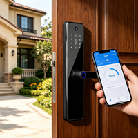 Caméra de visiophone, serrure intelligente Innscreen, déverrouillage vidéo à distance, Tuya WiFi 6068 6085, serrure de porte numérique avec code, empreinte digitale, carte