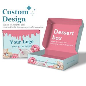 Wholesale Custom Printed Bakery Paper Packaging Boxes Food Grade Foldable <b>Cake</b> Cookie Bread Donut Macaron <b>Gift</b> <b>Box</b> - Product Image 3