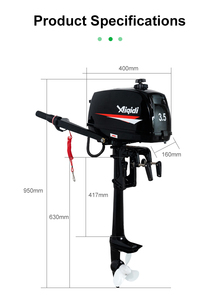 Motor Fueraborda AIQIDI 3.5 HP T3.5 a Gasolina de 2 Tiempos para Barco - Product Image 3