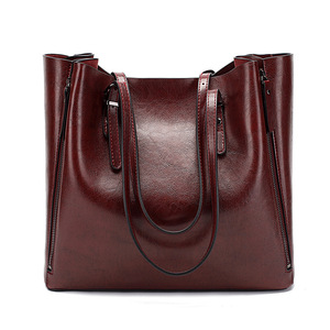 Sac fourre-tout en cuir PU de qualité pour femme, grande capacité, sac à main décontracté, sac pur pour femme, sacs de mode coréens - Product Image 2