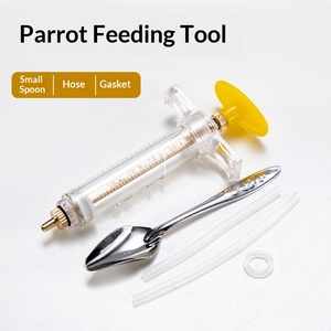 Kit d'alimentation manuelle <span class=keywords><strong>pour</strong></span> perroquets, cuillère et seringue d'alimentation <span class=keywords><strong>pour</strong></span> bébés oiseaux, <span class=keywords><strong>pour</strong></span> perruches, calopsittes, agapornis, distributeur de <span class=keywords><strong>lait</strong></span> en poudre <span class=keywords><strong>pour</strong></span> poussins - Product Image 2