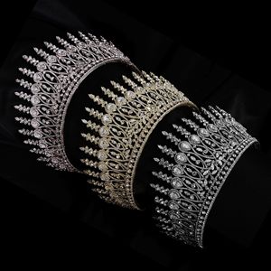 Accessori per Capelli in <span class=keywords><strong>Zirconia</strong></span> Completa, Tiara con Perle e Cristalli, Corona Nuziale - Product Image 2