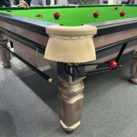 Table de billard en ardoise de 45 mm, table de billard en bois massif, table de billard certifiée pour les compétitions, utilisation en club sur mesure