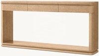 Meubles d'intérieur de luxe pour beauté table console de salon en bois massif avec tiroirs moderne