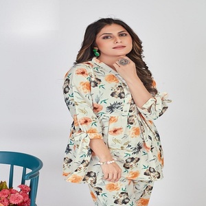 Ensemble de cordons d'été spéciaux imprimés de qualité standard du fabricant et fournisseur indien - Product Image 1