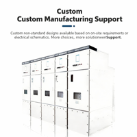 Tableau de commande de commutation MV/HV BOYUAN 22/24kV 630A-1600A IP40 en aluminium zingué pour distribution électrique