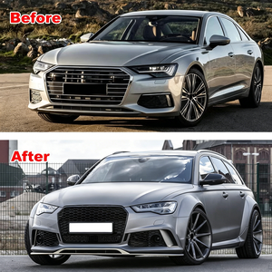 Kit Carrozzeria Stile <span class=keywords><strong>RS6</strong></span> con Griglia per <span class=keywords><strong>Audi</strong></span> A6 S6 C7 C7.5 2012-2018, Assemblaggio Paraurti Anteriore - Product Image 6