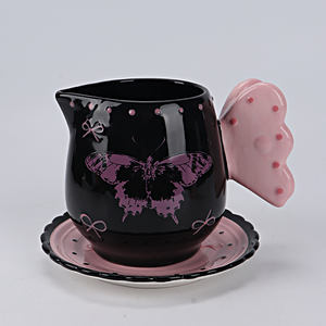 Support à gâteau en céramique <span class=keywords><strong>Butterfly</strong></span> Design-Entièrement personnalisable dans n'importe quelle couleur, taille, logo ou forme-Parfait pour les boulangeries, les <span class=keywords><strong>caf</strong></span>és - Product Image 3