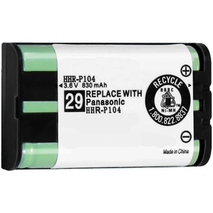Aaa 830mah <span class=keywords><strong>3.6v</strong></span> <span class=keywords><strong>nimh</strong></span> טעינה סוללות עבור טלפון אלחוטי P-P104 KX-TG5050W KX-RG5055W KX-TG5200M KY-TG5210M - Product Image 1