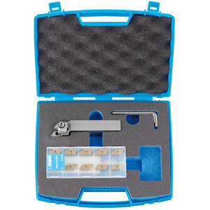 Juego de 10 Herramientas de Torneado Externo Fervi con Insertos para Mecanizado de Metales - Product Image 1