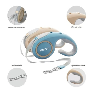 <span class=keywords><strong>Laisse</strong></span> de chien de luxe <span class=keywords><strong>3</strong></span> <span class=keywords><strong>m</strong></span> 5 <span class=keywords><strong>m</strong></span> corde de Traction pour animaux de compagnie extérieure ABS <span class=keywords><strong>laisse</strong></span> d'exposition de chien contrôlable rétractable automatique avec poignée - Product Image 3
