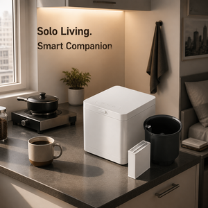 Composteur de déchets alimentaires Green Lifestyle 2,5 L, machine à compostage électrique pour cuisine, zéro déchet, séchage automatique, inodore, pour la maison - Product Image 2