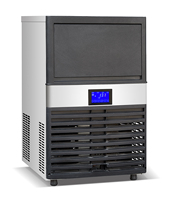Machine à glaçons électrique économie commerciale/domestique capacité de production quotidienne de glaçons carrés personnalisables 54kg