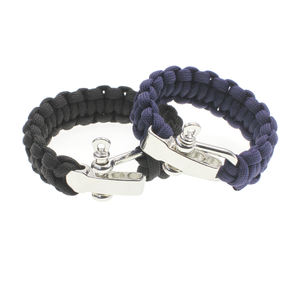 <span class=keywords><strong>Bracelet</strong></span> Paracord <span class=keywords><strong>de</strong></span> <span class=keywords><strong>survie</strong></span> avec manille réglable en alliage aventure réglable tressée <span class=keywords><strong>militaire</strong></span> - Product Image 4