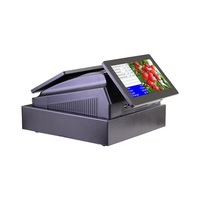 Fournisseur de caisses enregistreuses OEM Caisse enregistreuse à double écran tactile Tout-en-un Caisse enregistreuse POS pour restaurant pour magasin de détail