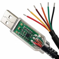Cable Convertidor de Comunicación Serial USB a RS485 con Chip FTDI Original ANNXIN, Cable de 1.8M para PLC Industrial, Venta al Por Mayor
