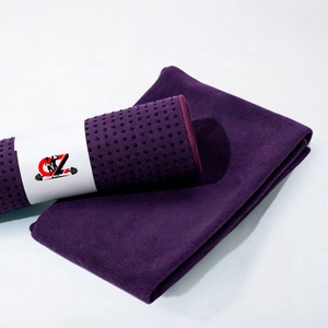 Tapis de yoga antidérapant CZFIT Premium avec points de grip en silicone 183/185cm en microfibre pour le yoga chaud et l'entraînement physique - Product Image 6