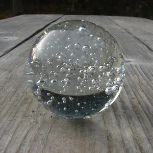 Crystal clear Heavy Glass bubble Sphere ball MH-Q0136