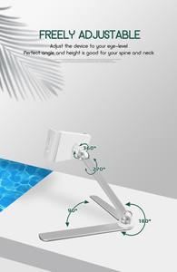 <span class=keywords><strong>Support</strong></span> de téléphone réglable en alliage d'aluminium pour montage mural ou de bureau - Product Image 4