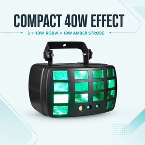 Compact 3 in <strong>1</strong> <strong>DJ</strong> Stage Light Auto Master Slave Voice <strong>Control</strong> for Bar Nightclub Events - Product Image 5