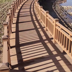 Pasamanos de Exterior para Jardín, Resistente a los Rayos UV, de Madera Compuesta WPC, Plástico, para Escaleras - Product Image 3