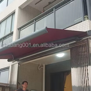 Auvent motorisé à cassette complète haut de gamme pour l'extérieur, bras repliable, couverture de terrasse rétractable, télécommande électrique, alliage d'aluminium - Product Image 2