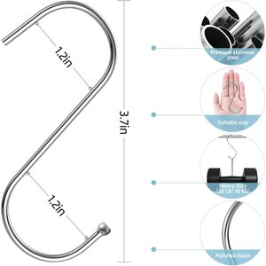 Crochets de suspension en fer multifonctionnels avec filetage S 3.0, hauteur 90 cm, pour cuisine, garage, entrée - Product Image 2