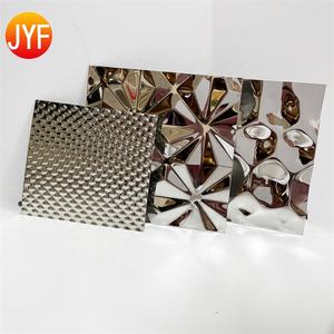 H3004 fornitura di fabbrica lamiera di colore in acciaio inossidabile 304 lamiera goffrata colore cromato - Product Image 6