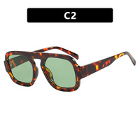 Lunettes de soleil classiques vintage à prix d'usine, monture PC, unisexe, vente en gros, logo personnalisé, lunettes de soleil en plastique pour femmes