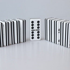 Dominos en acrylique personnalisés <span class=keywords><strong>de</strong></span> qualité supérieure à 5 couches, vente en gros, laminés, écologiques, <span class=keywords><strong>jeu</strong></span> <span class=keywords><strong>de</strong></span> société éducatif pour enfants et adultes - Product Image 6