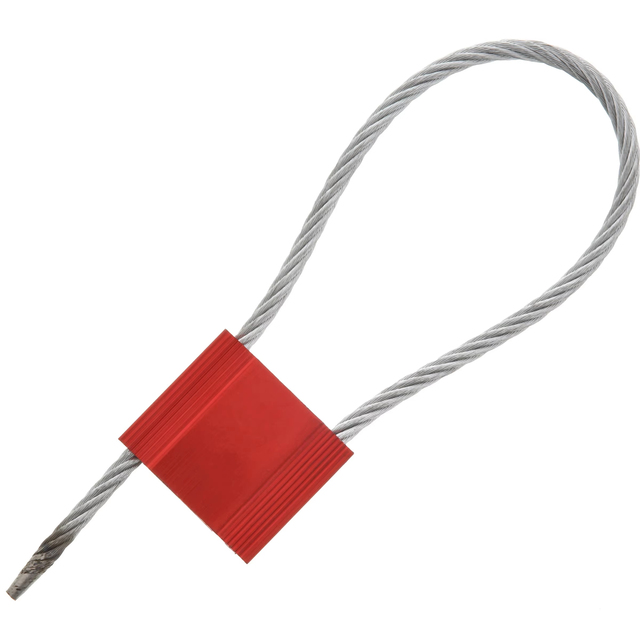 CH206 Pull Tight Security Cable Seal Aluminium Alloy Metal Wire for Container Stylish Oil-Infused Security Feature