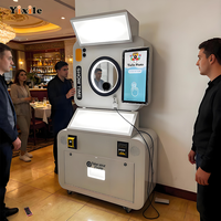 Mesin Foto Booth Cermin Yixile yang Dioperasikan dengan Koin/Uang Tunai, Mesin Vending Foto Booth Cetak Instan dengan Printer Kios