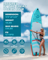 Dropshipping USA Entrepôt 11 'Paddle Boards Planches de surf gonflables Sup Board avec certificat CE